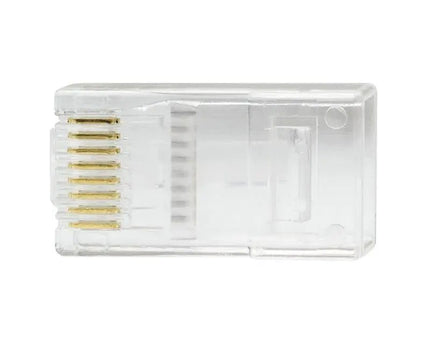 Doorsteek CAT6 Connector RJ45 - UTP 50 stuks voor soepele en stugge kabel - Networkdiscount.com