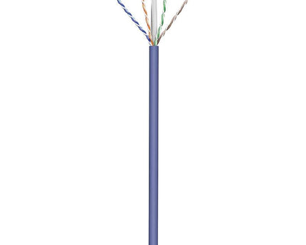 UTP CAT6a network cable solid 50M 100% copper blue