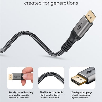 DisplayPort™ Cable, 8K @ 60 Hz 5M