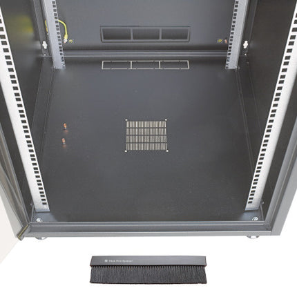 18U server cabinet with glass front door (WxDxH) 600x800x871mm