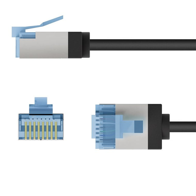 Ultra-flexible 0.50M CAT 6A patch cable, slim, U/FTP, white - Copy - Copy - Copy - Copy - Copy - Copy - Copy