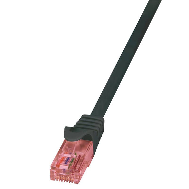 UTP Cat6 7.5m zwart LSZH - 100% koper