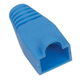 Strain Relief Boot RJ45 100pcs 6mm Blue