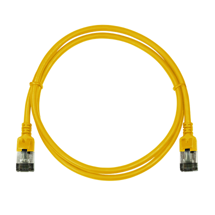 CAT6a U/FTP Ultraflex, 100% Copper, Yellow, 1.5M