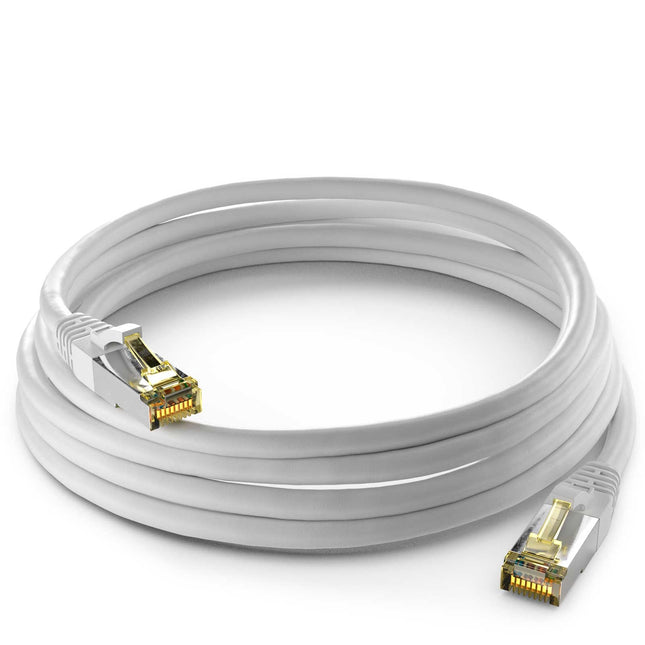 Cat6a S/FTP LSZH 2M White