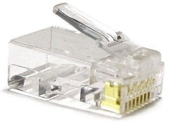 CAT6 Connector RJ45 - UTP 100 stuks voor soepele en stugge kabel