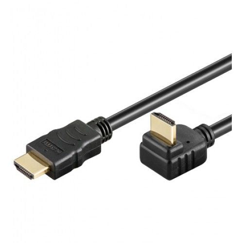 HDMI kabel high speed met ethernet 1.5 meter haaks 270