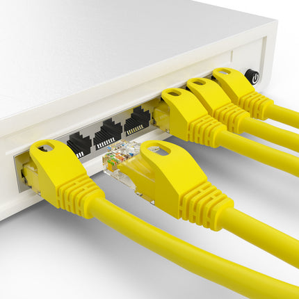 Cat5e 7.5M Yellow U/UTP Cable