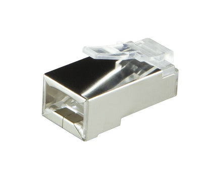 CAT6 Connector met tule RJ45 - STP 10 stuks voor soepele kabel