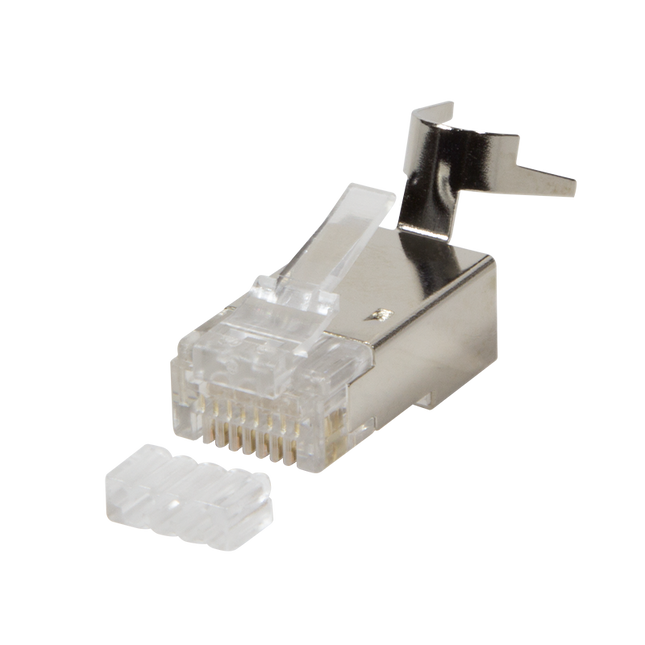 CAT8.1/CAT6a Connector RJ45 - STP 50 stuks voor stugge kabel