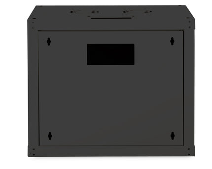 9U wandmontagekast, Uniek 509x600x450 mm, kleur zwart (RAL 9005)