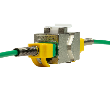 CAT6a keystone coupler STP