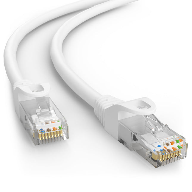 Cat6 15m wit UTP kabel