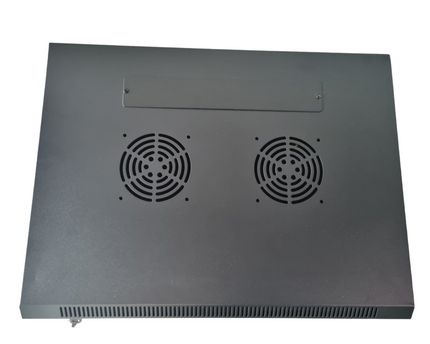 15U wandkast met glazen deur 600x600x755mm (BxDxH)