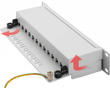 CAT6 10 inch Patch Panel 12 port