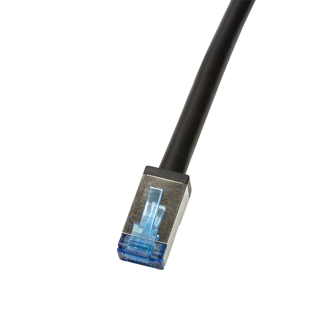 S/FTP CAT6a outdoor cable 0.5M 100% copper