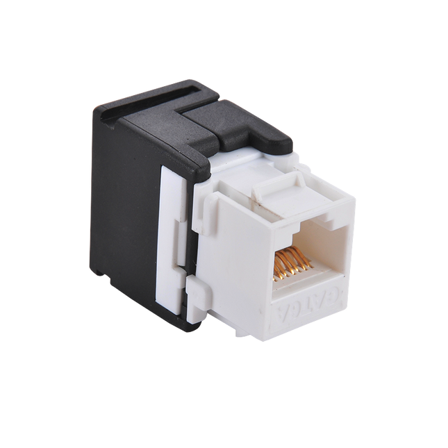 CAT6 keystone RJ45 UTP 180° toolless