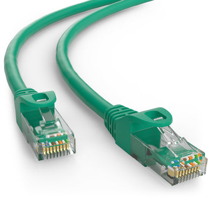 Cat5e 0.25M Green U/UTP Cable