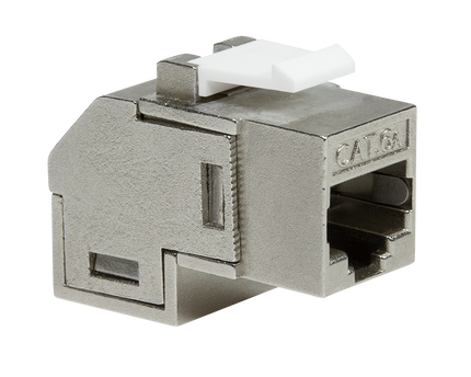 CAT6a keystone connector STP angled