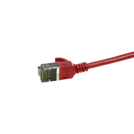 CAT6a U/FTP Ultraflex, 100% Copper, Red, 5M