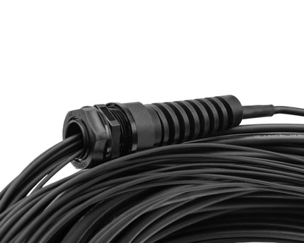 Reeds geassembleerde, 150 M universele breakout glasvezelkabel, multimode OM4, 8 vezels, LC/UPC - LC/UPC
