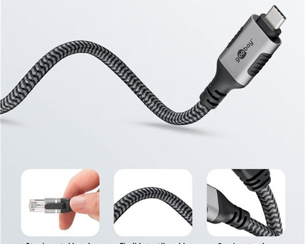 USB-C™ 3.1 to RJ45 Ethernet Cable 1.5M