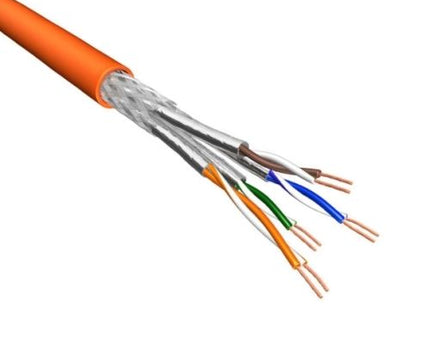 Cat6a S/FTP Stranded 100% Copper 500M Orange