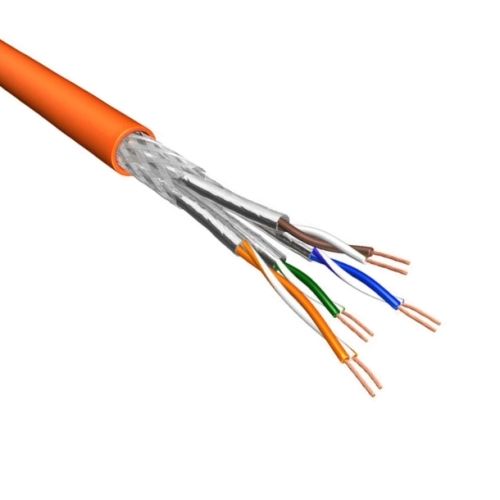 Cat6a S/FTP Stranded 100% Copper 500M Orange