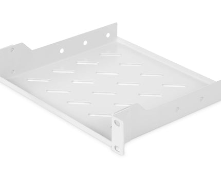 10 Inch 1U shelf 44x255x201 mm, color gray (RAL 7035)