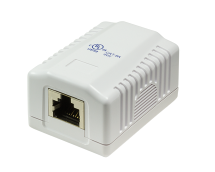 CAT6a opbouwdoos 1x RJ45 STP