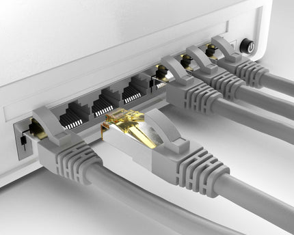 Cat6a S/FTP LSZH 1M Grey
