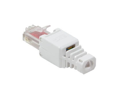 CAT6 Toolless Plug with strain relief boot RJ45 - UTP