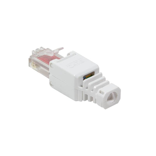 CAT6 Toolless Plug with strain relief boot RJ45 - UTP