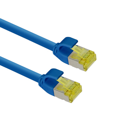 Ultra slim Patchkabel S/FTP Cat 6A blauw  1 M