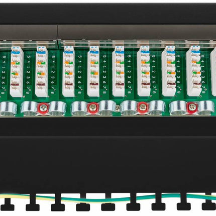 Cat6 Mini/Desktop 12 Port Patch Panel