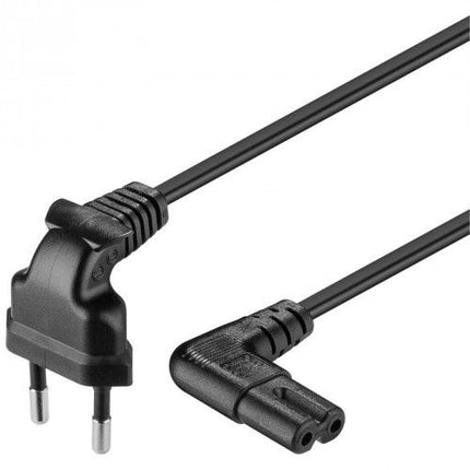 Power Cable CEE 7/16 hooked (male) to C7 hooked (female) 0.75M