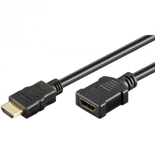 High Speed HDMI Verlengkabel met ethernet 1 meter