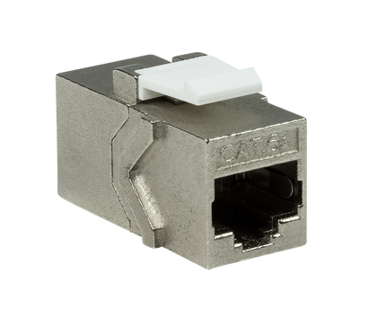 CAT6a keystone coupler STP