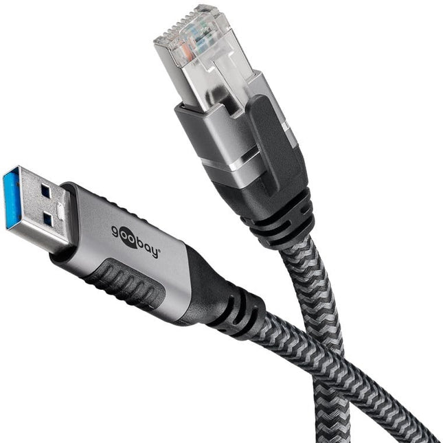 USB-A 3.0 to RJ45 Ethernet Cable 15M