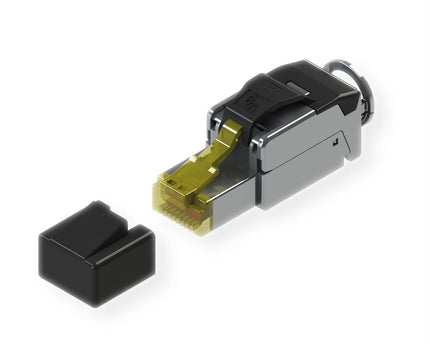 CAT6a toolless RJ45 connector - STP for stranded and solid cable