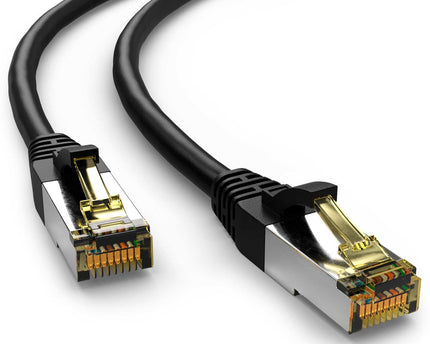 Cat6a S/FTP LSZH 2M Black