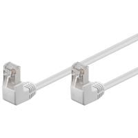 Cat5e U/UTP Cable 2 x hooked 0.5M White