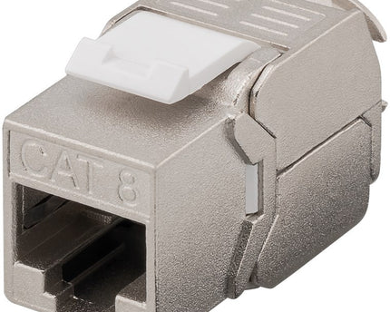CAT8.1 Keystone RJ45 STP Toolless GHMT-certified