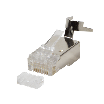 CAT6a/CAT7 Connector RJ45 - STP 10 stuks voor stugge kabel