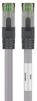 CAT8.1 S/FTP PIMF LSZH 2M Grijs