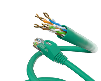 Cat5e 0.5M Groen UTP kabel