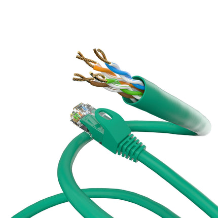 Cat5e 0.5M Groen UTP kabel