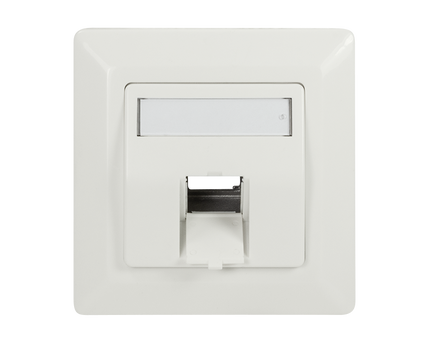 Keystone flush-mounted box for 1 keystone RAL9010