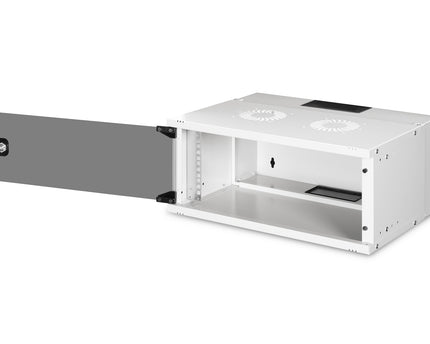 19" 4U wall mounting cabinet, SOHO PRO 240 x 540 x 400 mm, gray