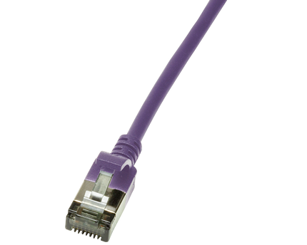 CAT6a U/FTP Ultraflex, 100% koper, paars, 5M